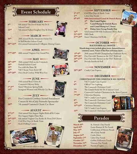 virginia city events|Virginia City, NV Events, Calendar & Tickets .